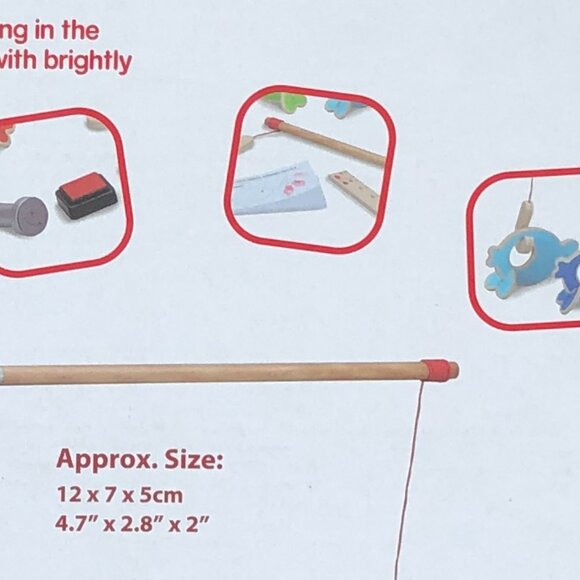 New in Box Classic World Wooden Fishing Game 3+🐟 - Picture 4 of 11